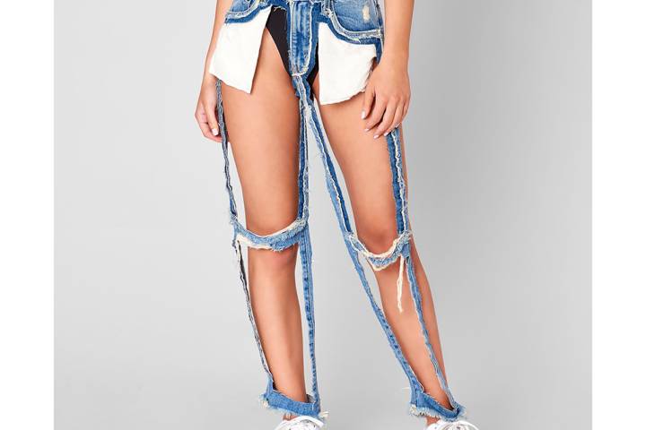 extreme cut out jeans price